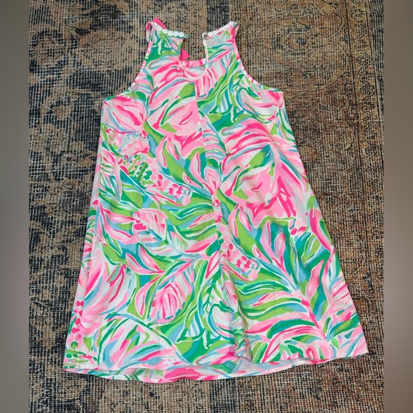 NWT Lilly Pulitzer Sophelia Shift Dress Kids Sz 12 - Picture 2 of 5